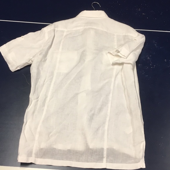 Zara Man Short Sleeve Button-Down Shirt - Picture 3 of 4